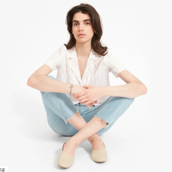 Everlane THE DAY GLOVE IN NARROW FIT in cream Size 7.5 $150 - Picture 4 of 7